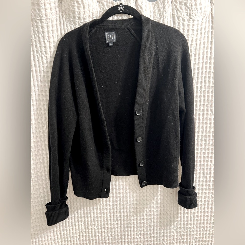 Classic black cardigan